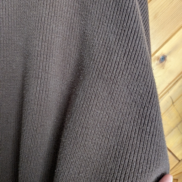 Free People Easy Street Brown Oversized Tunic Sweater Size XS - Picture 4 of 7